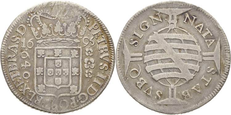 Brasilien Pedro II. 1683-1706 640 ... 
