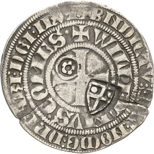 BergWilhelm II. 1360-1408 Turnose ... 