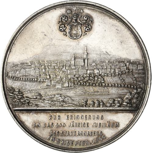 Annaberg Silbermedaille 1896 ... 