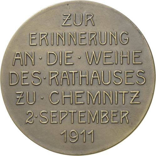 Chemnitz Bronzemedaille 1911 (A. ... 
