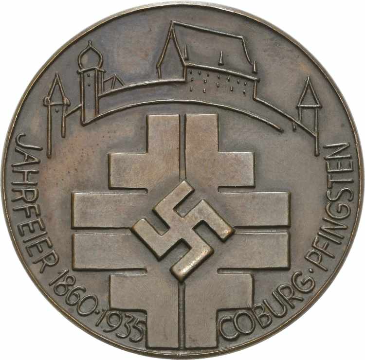 Coburg Bronzemedaille 1935. 75 ... 