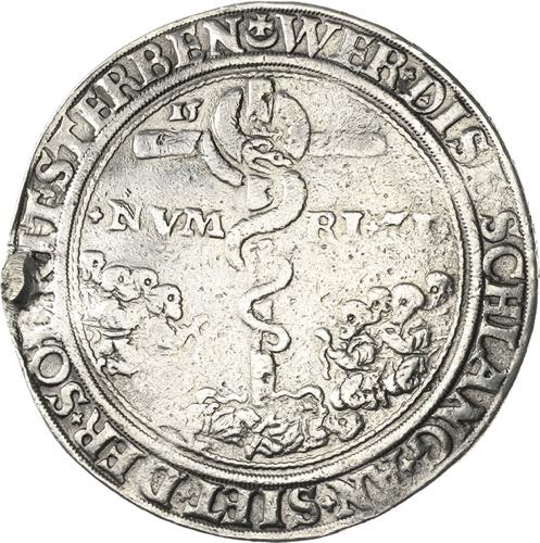 Erzgebirge 1/2 Pesttaler 1528, ... 