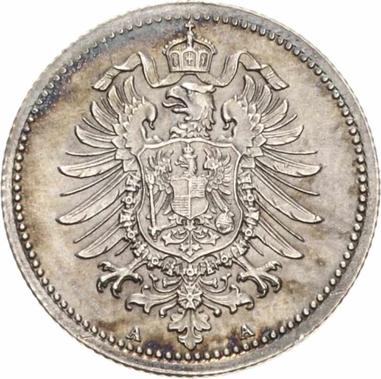 Kleinmünzen 20 Pfennig 1873 A  ... 