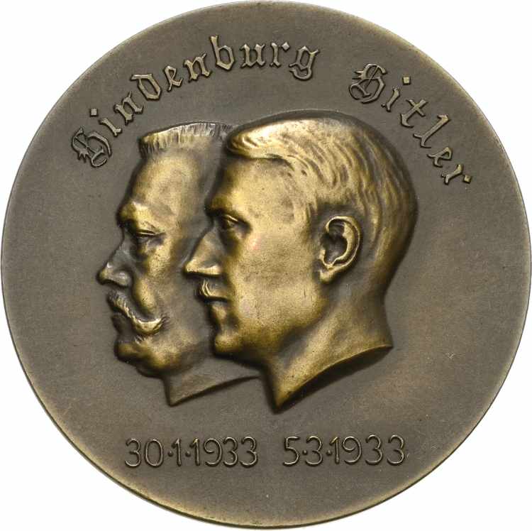 Drittes Reich Bronzemedaille 1933 ... 