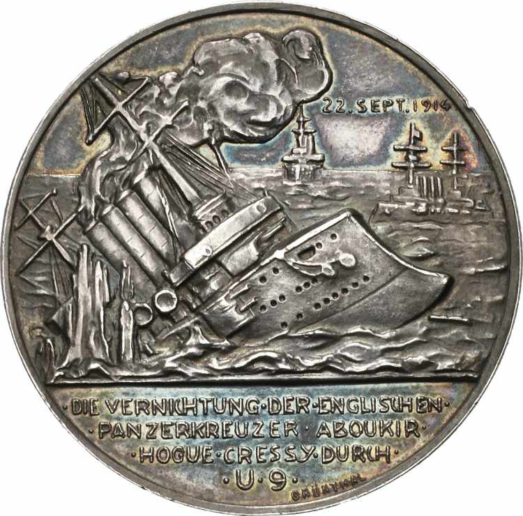 Erster Weltkrieg Silbermedaille ... 