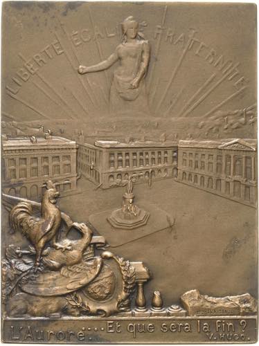 Erster Weltkrieg Bronzeplakette ... 