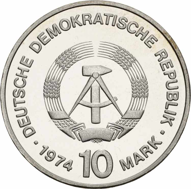 Gedenkmünzen 10 Mark 1974. ... 
