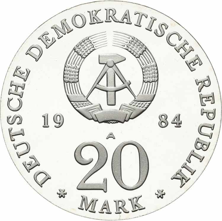 Gedenkmünzen 20 Mark 1984. ... 