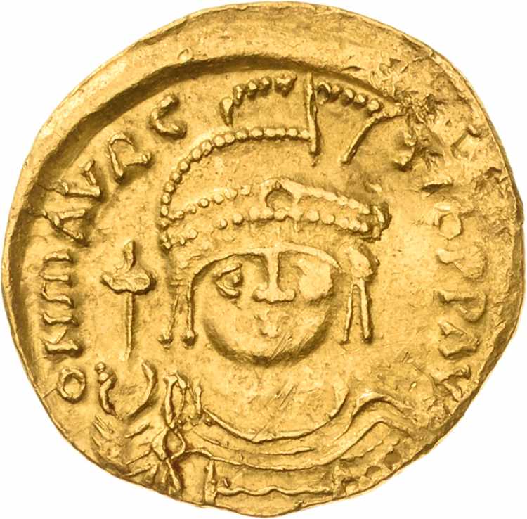 Mauricius Tiberius 582-602 Solidus ... 