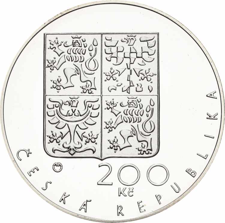 Tschechien 200 Kronen 1994. St. ... 