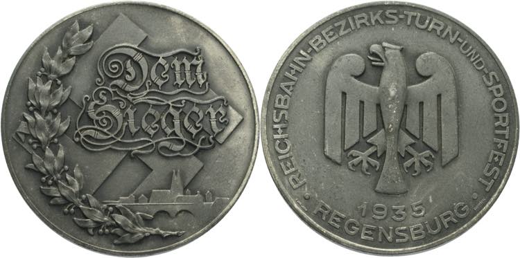 Drittes Reich  Zinkmedaille 1935 ... 