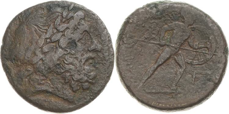 Sizilien Messana  Bronze um 200 v. ... 