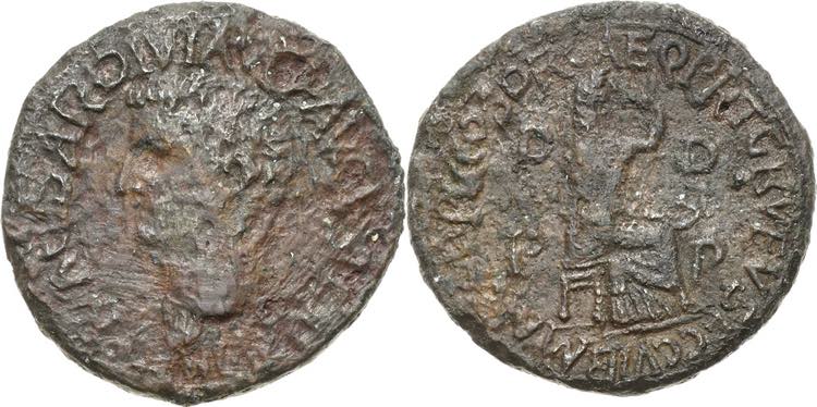 Kaiserzeit Tiberius 14-37 Bronze ... 
