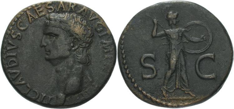 Kaiserzeit Claudius 41-54 As ... 
