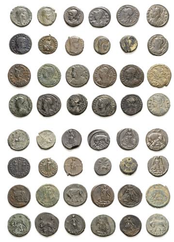Römische Münzen Lot-24 Stück ... 