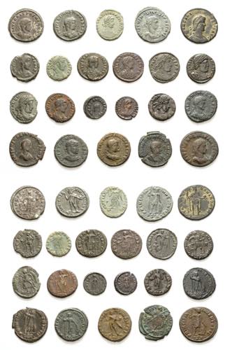 Römische Münzen Lot-22 Stück ... 