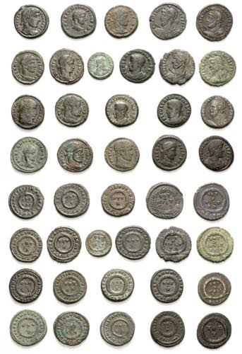 Römische Münzen Lot-21 Stück ... 
