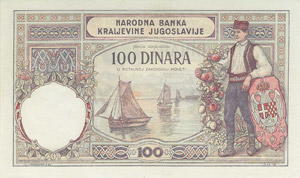 Ausland Jugoslawien 100 Dinar ... 