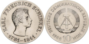 Gedenkmünzen  10 MDN 1966. ... 