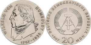 Gedenkmünzen  20 MDN 1967. ... 