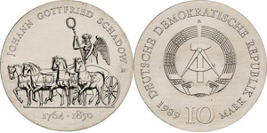 Gedenkmünzen  10 Mark 1989. ... 