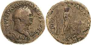 Kaiserzeit Vespasian 69-79 Sesterz ... 