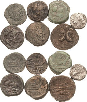 Römische Münzen Lot-7 Stück ... 