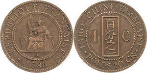 Französisch Indochina  1 Cent ... 