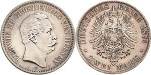 Hessen Ludwig III. 1848-1877 2 ... 