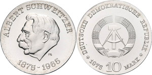 Gedenkmünzen  10 Mark 1975. ... 