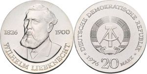 Gedenkmünzen  20 Mark 1976. ... 