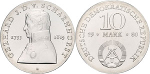 Gedenkmünzen  10 Mark 1980. ... 