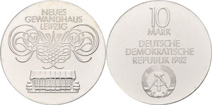 Gedenkmünzen  10 Mark 1982. ... 