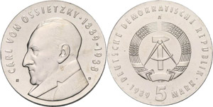 Gedenkmünzen  5 Mark 1989. ... 
