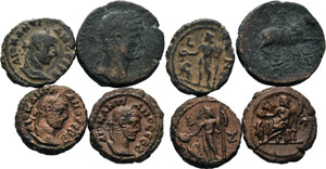 Römische Münzen Lot-4 Stück ... 
