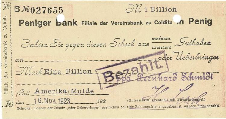 Sachsen Amerika/Mulde 1 Million ... 