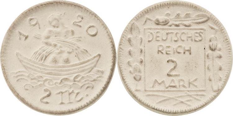 Porzellanmünzen Reichsmünzen ... 