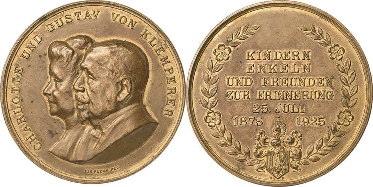 Dresden  Vergoldete Bronzemedaille ... 