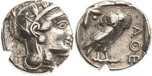 Attika Athen  Tetradrachme 479/393 ... 