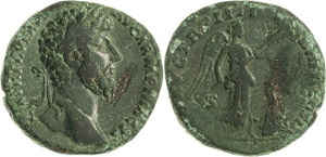 Kaiserzeit Marcus Aurelius 161-180 ... 