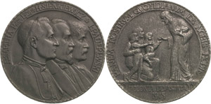 Polen-Medaillen  Zinkmedaille 1915 ... 