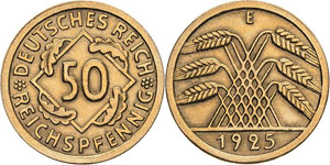 Kleinmünzen  50 Reichspfennig ... 