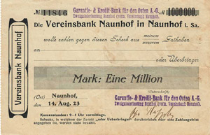 Sachsen Naunhof 500.000 und 1 ... 