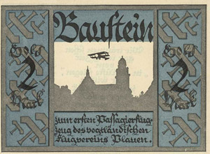 Sachsen Plauen 2 Goldmark 1924. ... 
