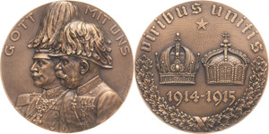 Erster Weltkrieg  Bronzemedaille. ... 