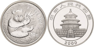 China-Volksrepublik  10 Yuan 2000. ... 