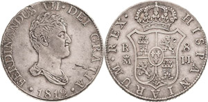 Spanien Ferdinand VII. 1808-1833 8 ... 