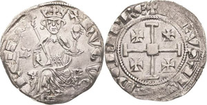 Zypern Hugo IV. 1324-1358 Groschen ... 