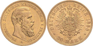Preußen Friedrich III. 1888 20 ... 