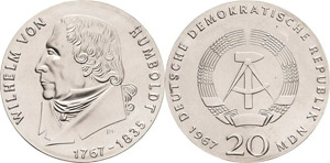 Gedenkmünzen  20 MDN 1967. ... 